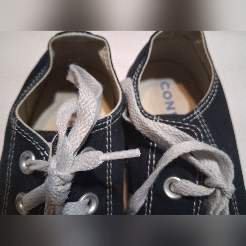 Converse All Star Black White Low Top Women 6/ Men 4 , Grunge Classic Streetwear - Picture 6 of 11